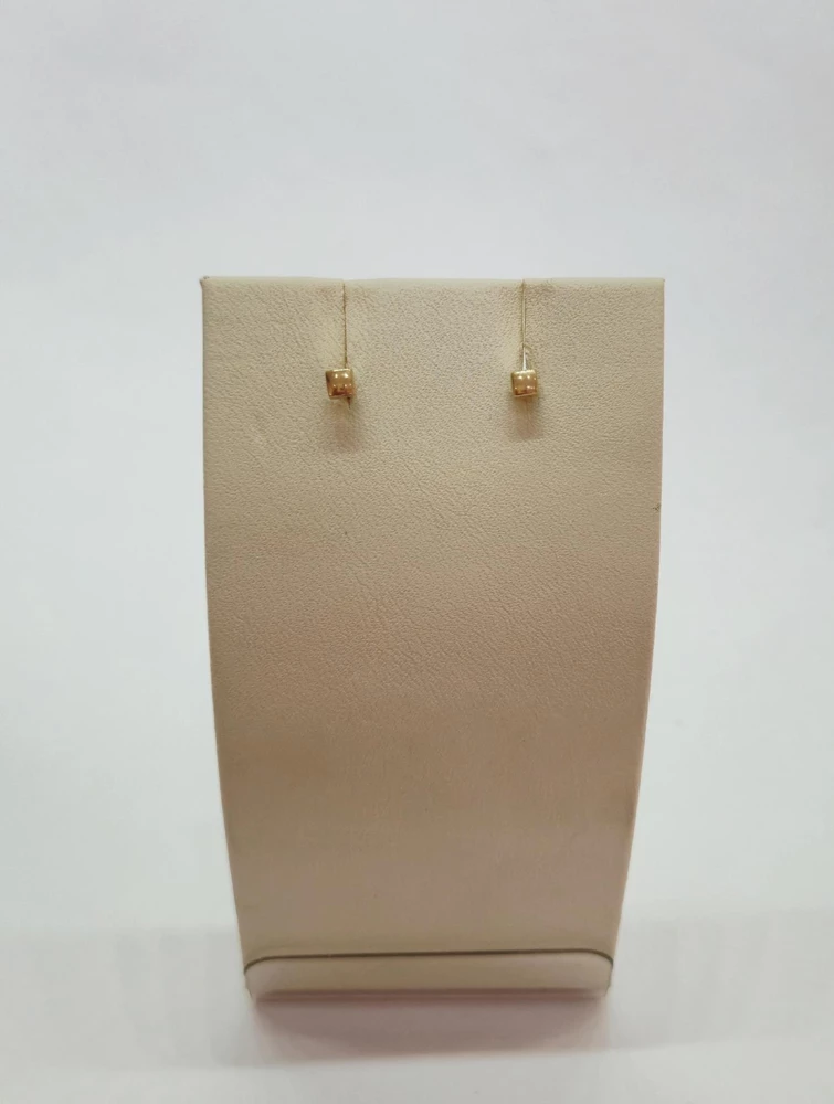 Серьги из желтого золота 585 пробы 1