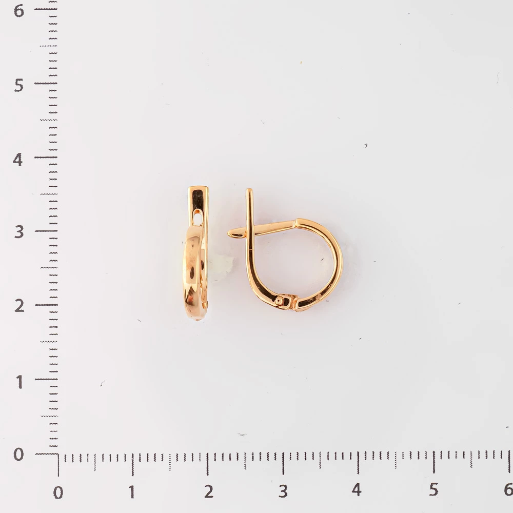 Серьги из красного золота 585 пробы 2