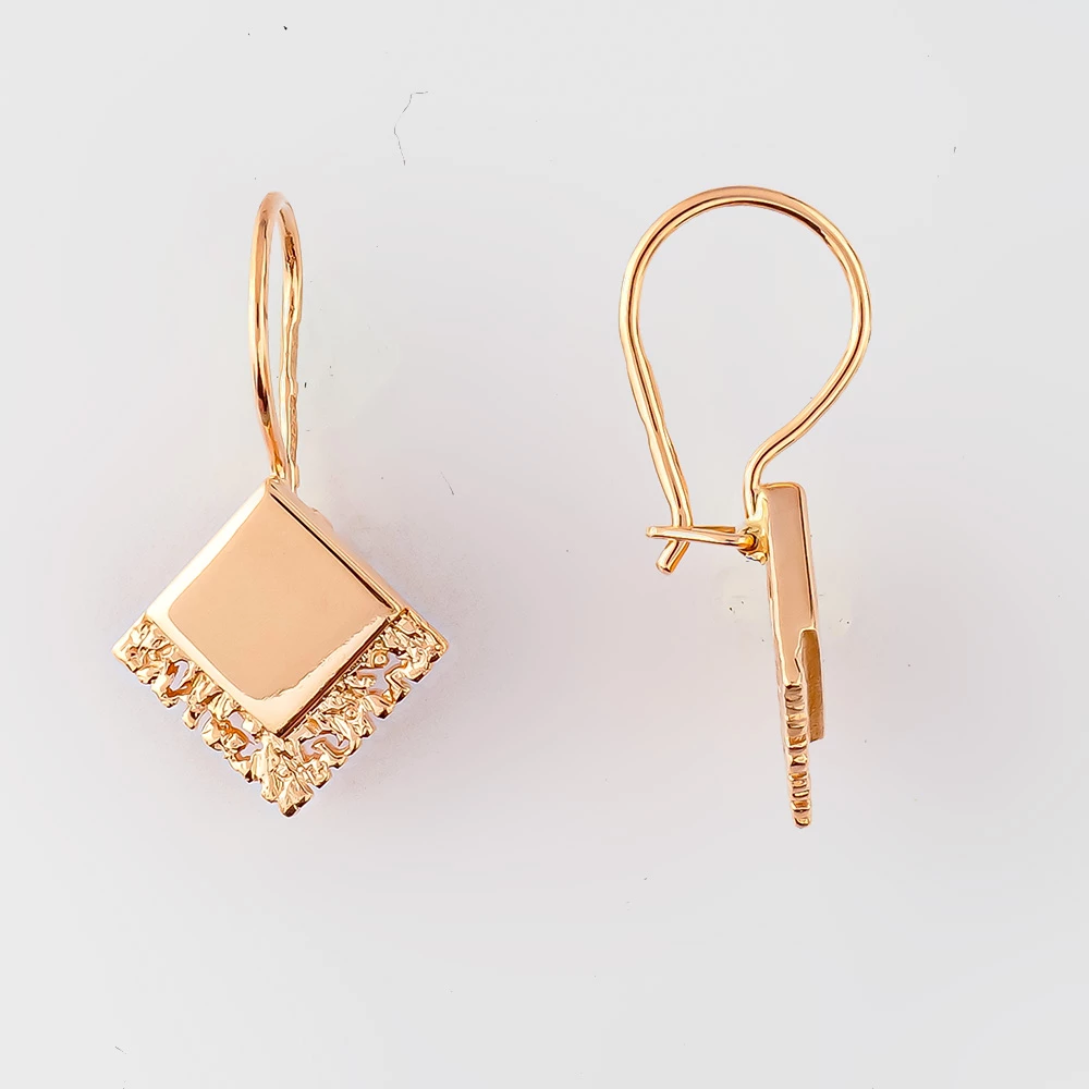 Серьги из красного золота 583 пробы 1