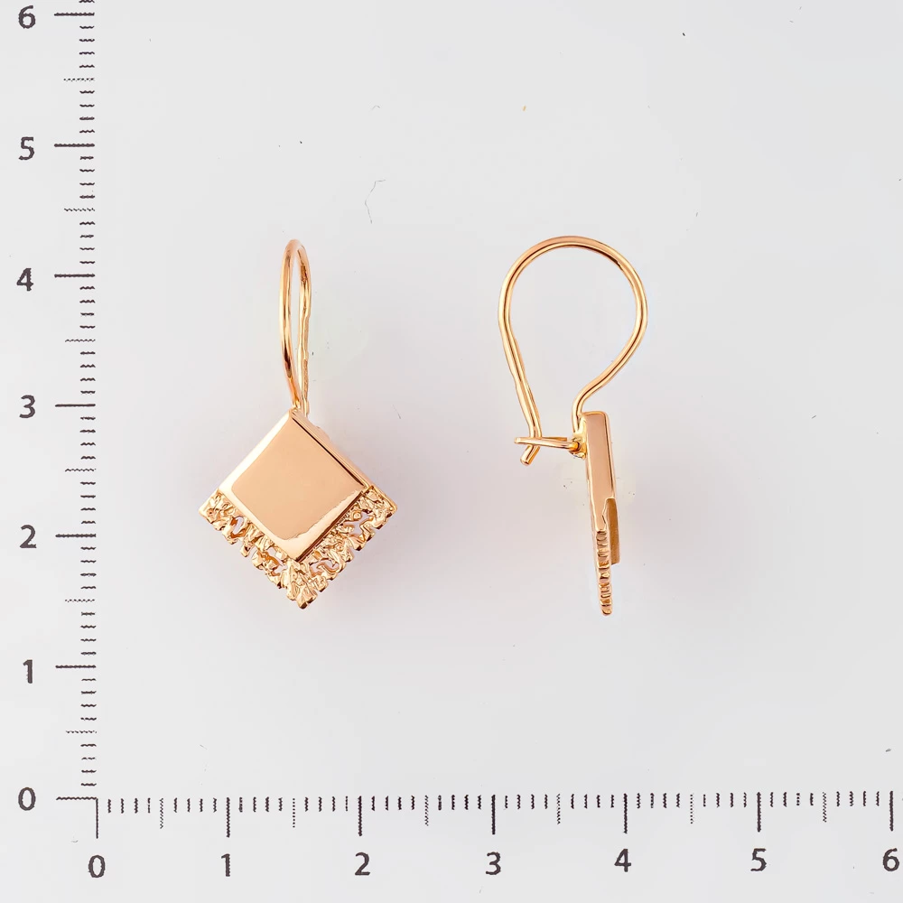 Серьги из красного золота 583 пробы 2