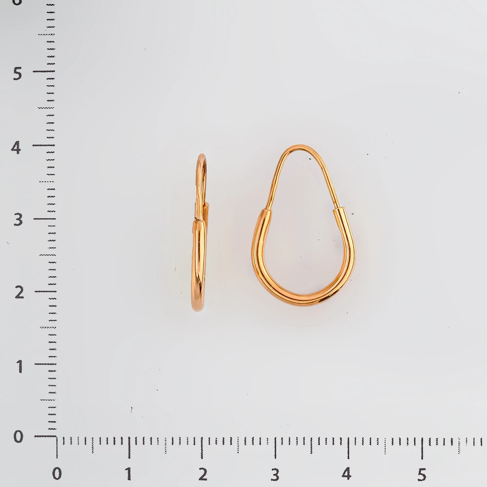 Серьги из красного золота 583 пробы 2