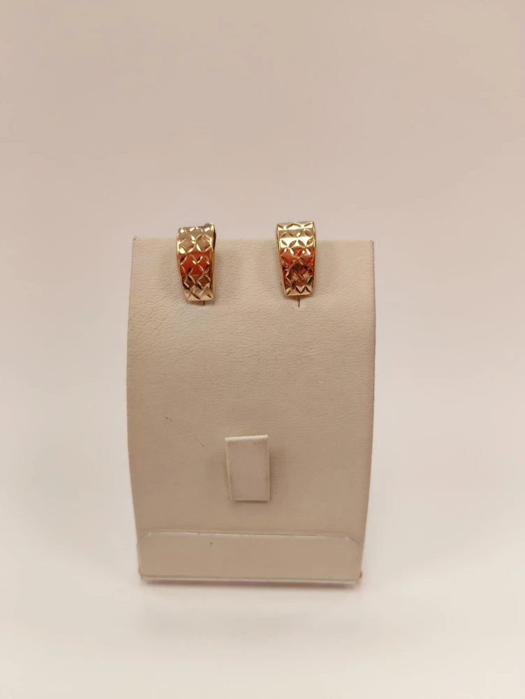 Серьги из красного золота 375 пробы 1