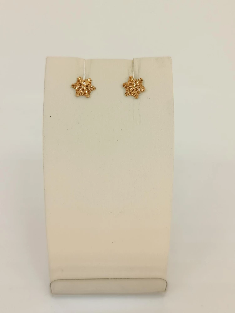Серьги из красного золота 585 пробы 1