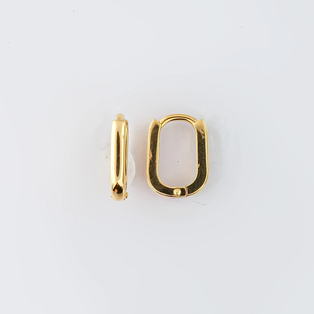Серьги из желтого золота 585 пробы 1