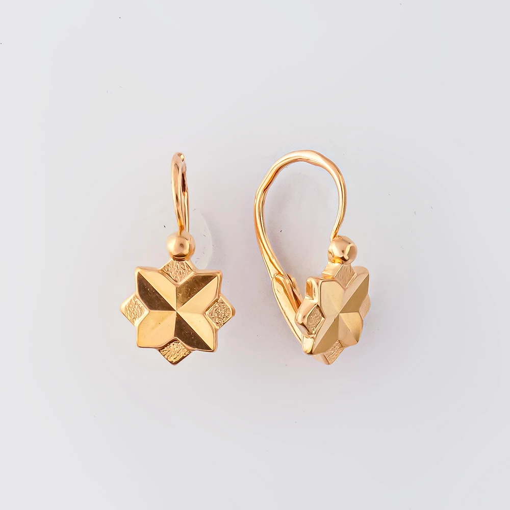 Серьги из красного золота 583 пробы 1