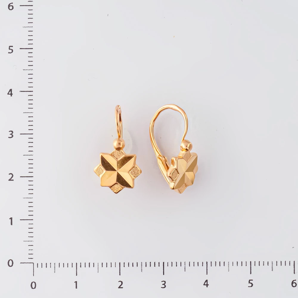 Серьги из красного золота 583 пробы 2