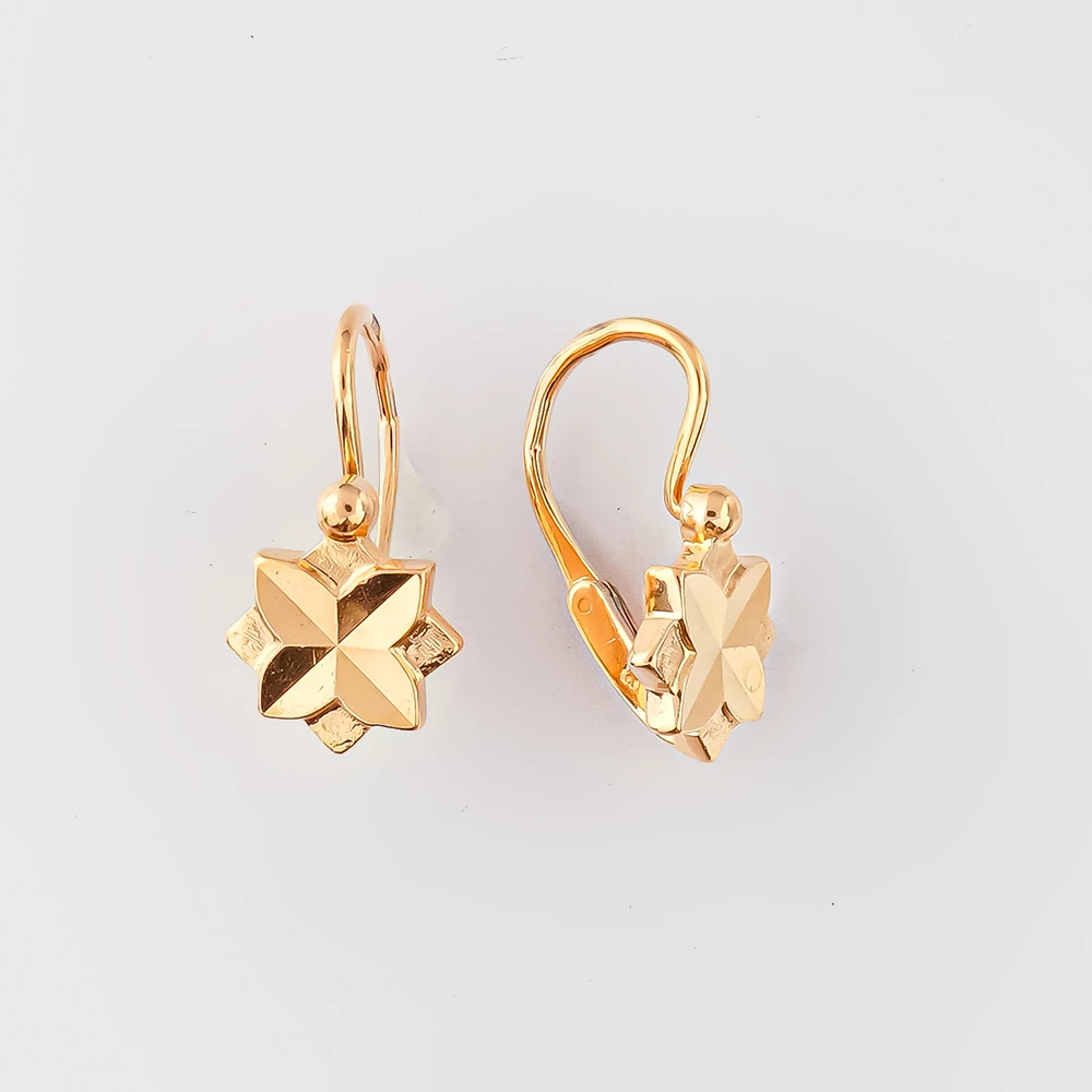 Серьги из красного золота 583 пробы 1