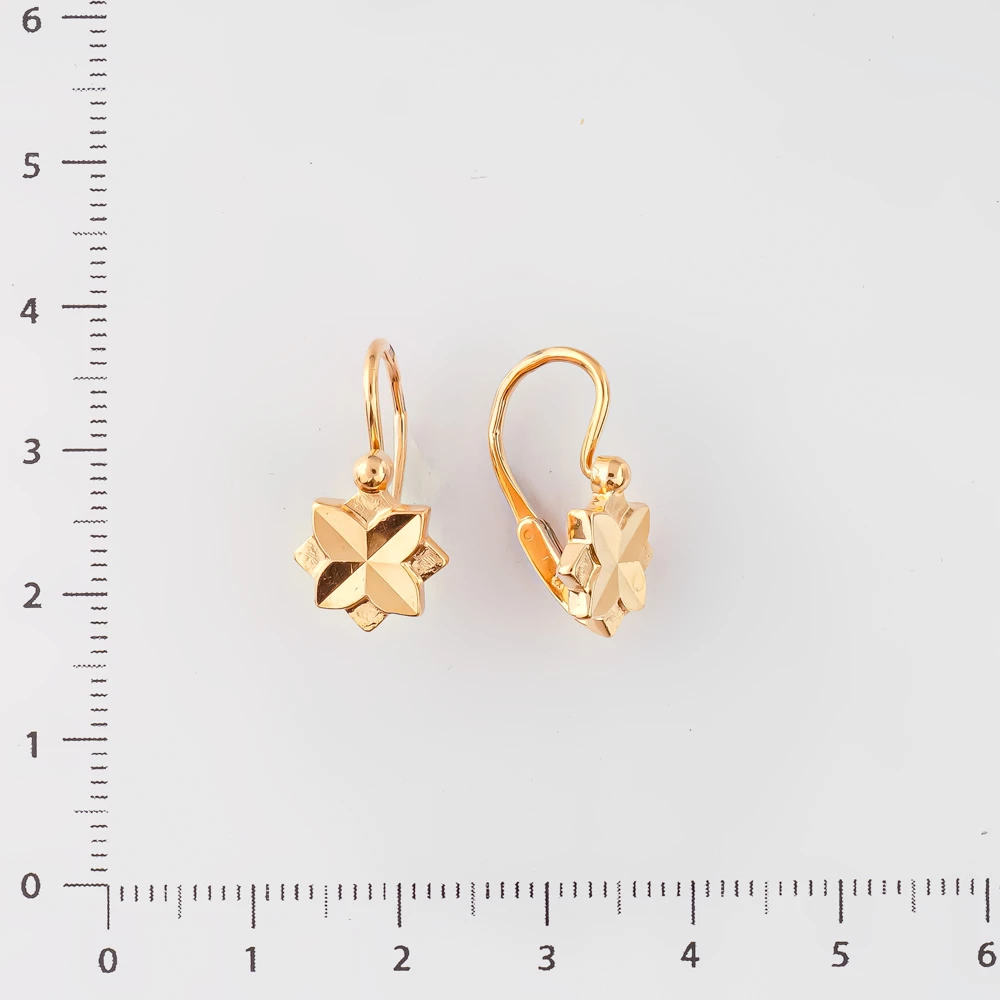 Серьги из красного золота 583 пробы 2