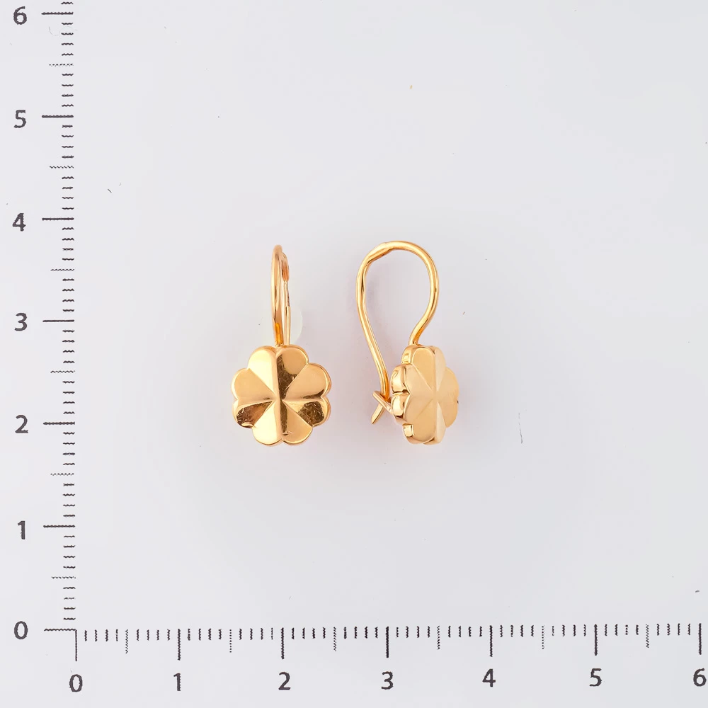 Серьги из красного золота 583 пробы 2