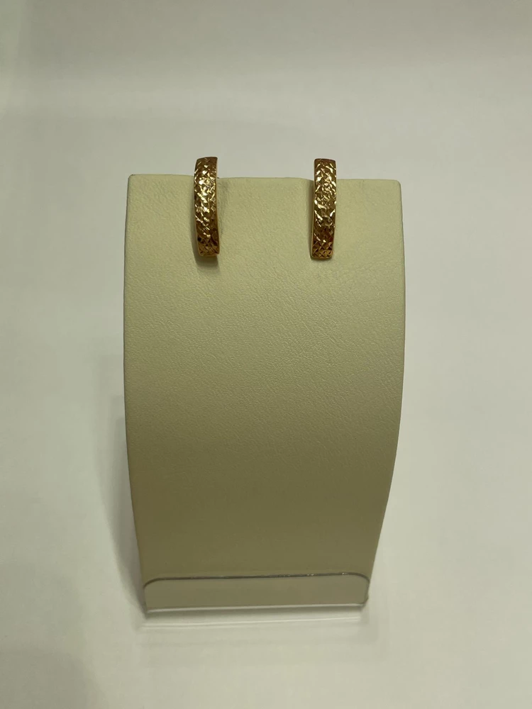 Серьги из красного золота 585 пробы 1