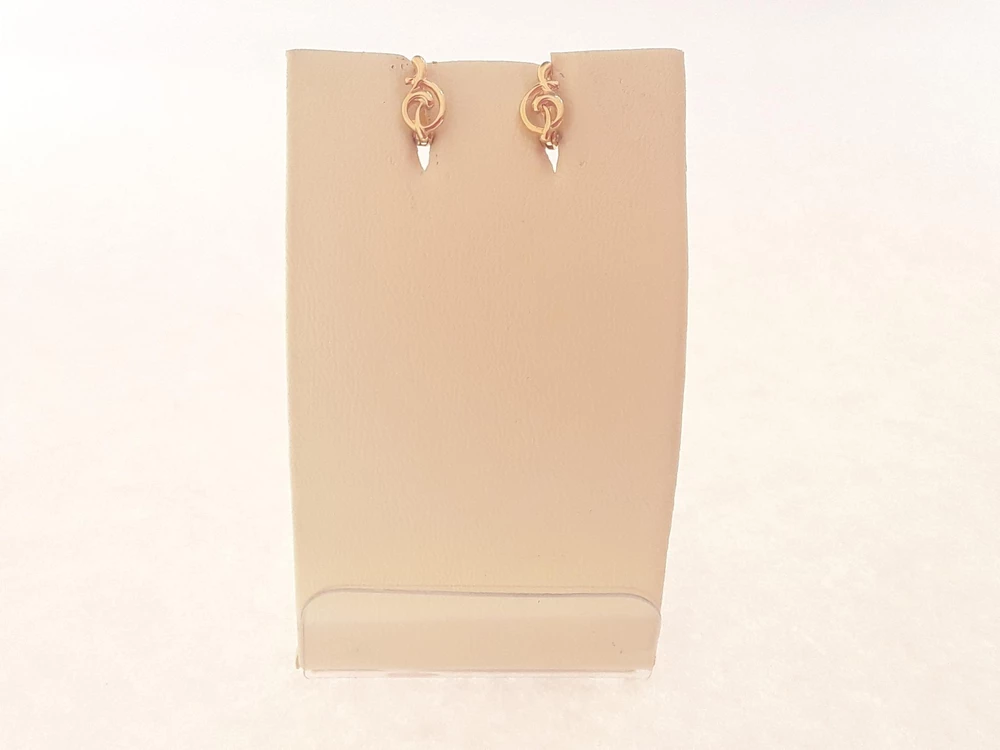 Серьги из красного золота 585 пробы 1