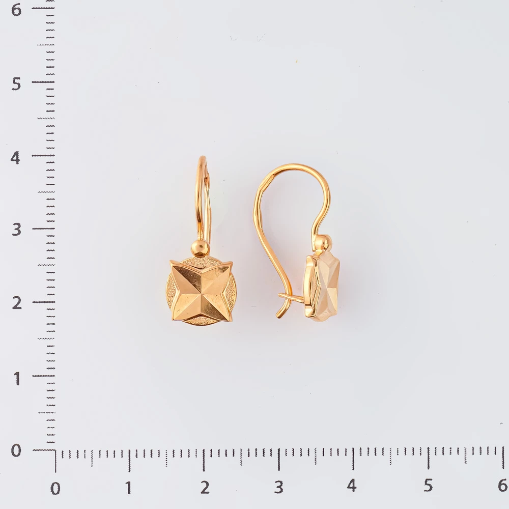 Серьги из красного золота 583 пробы 2