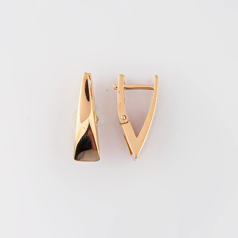 Серьги из красного золота 585 пробы 1