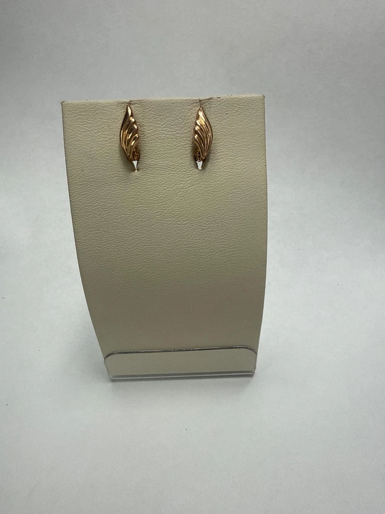 Серьги из красного золота 585 пробы 1