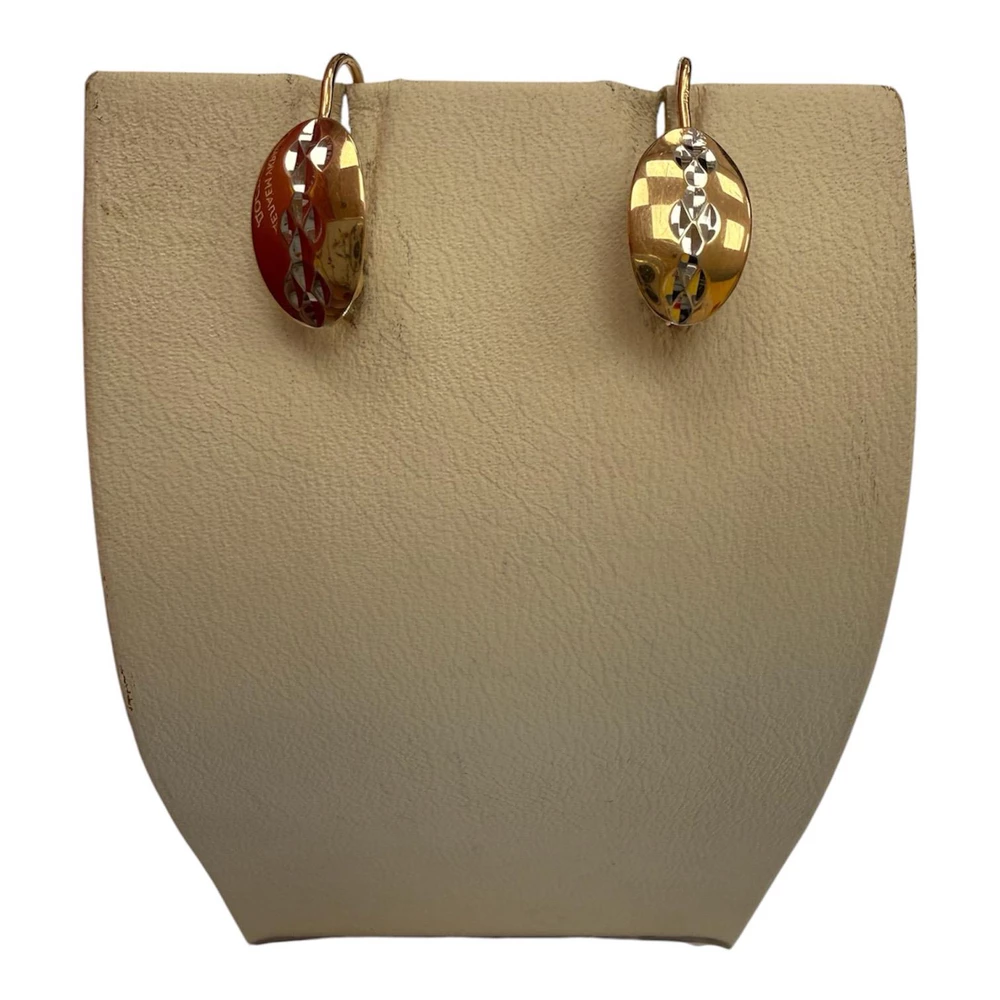 Серьги из красного золота 585 пробы 1
