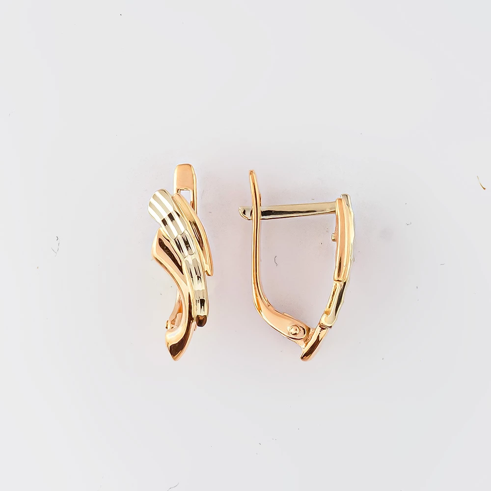 Серьги из белого золота 585 пробы 1