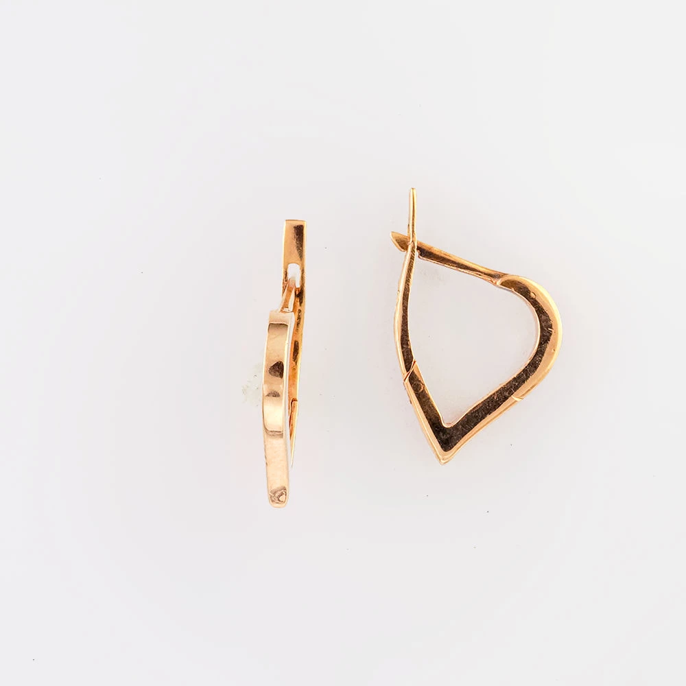 Серьги из красного золота 585 пробы 1