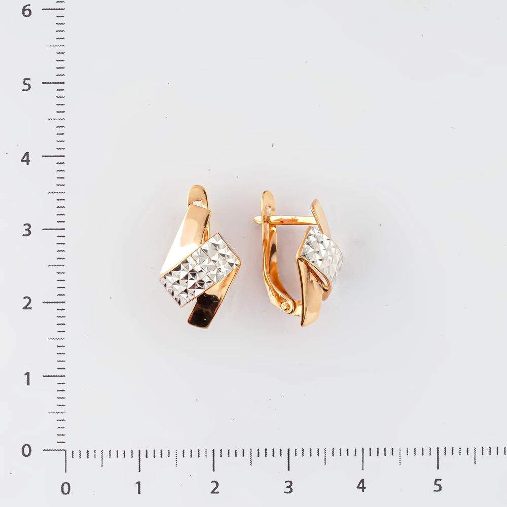 Серьги из красного золота 585 пробы 2