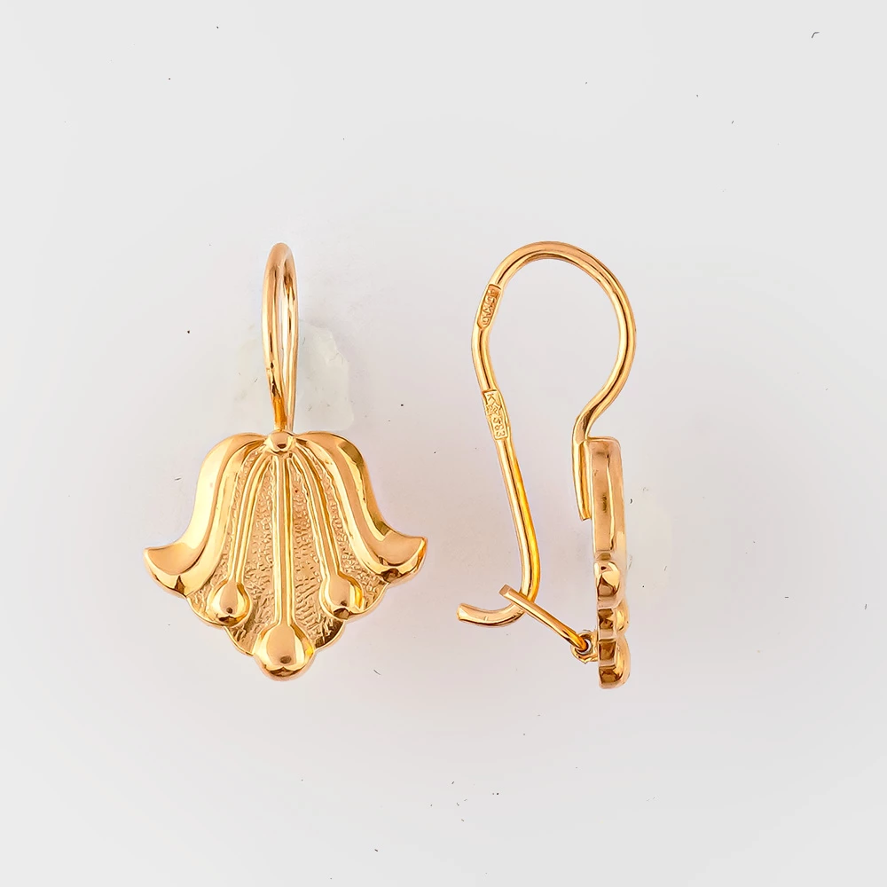 Серьги из красного золота 583 пробы 1