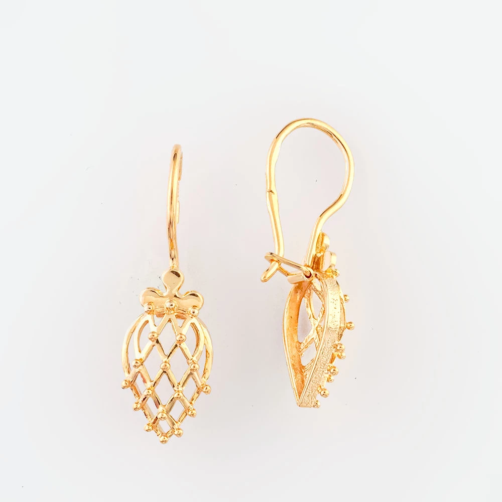 Серьги из красного золота 583 пробы 1