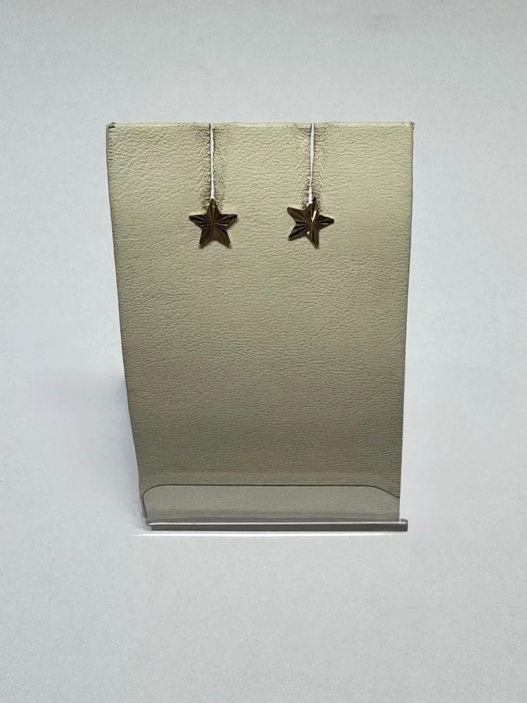 Серьги из красного золота 585 пробы 1