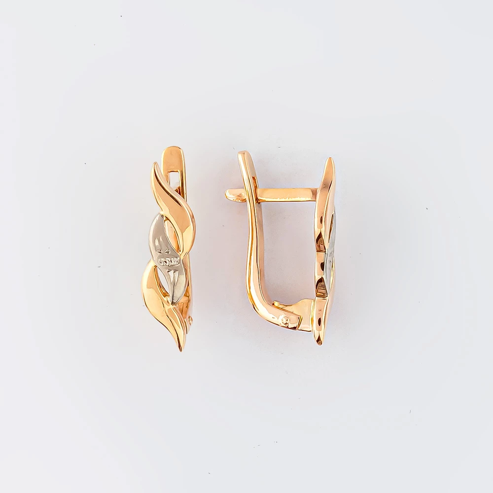 Серьги из красного золота 583 пробы 1