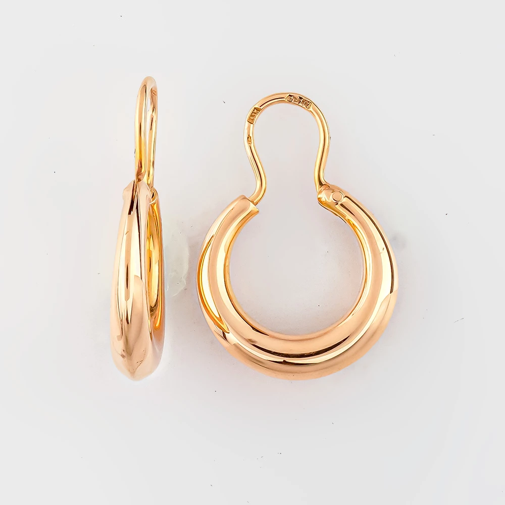 Серьги из красного золота 583 пробы 1