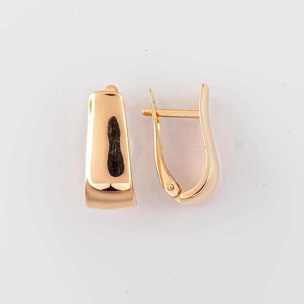 Серьги из красного золота 585 пробы 1