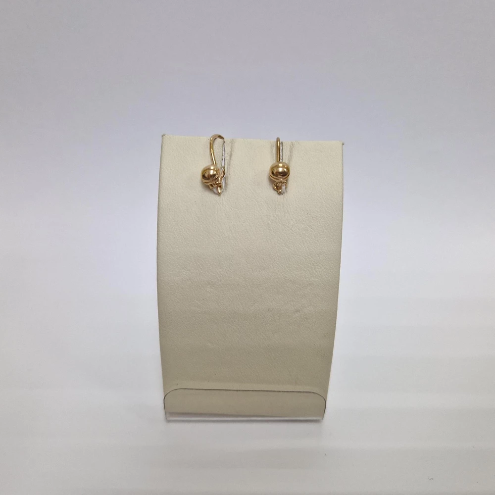 Серьги из красного золота 585 пробы 1