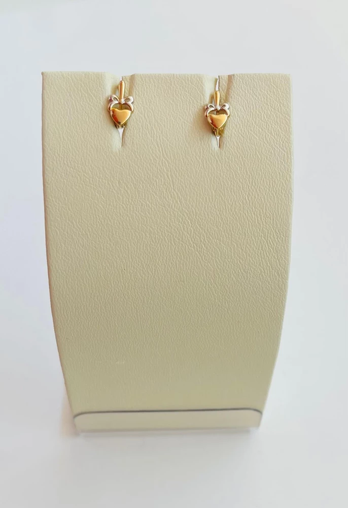 Серьги из красного золота 585 пробы 1