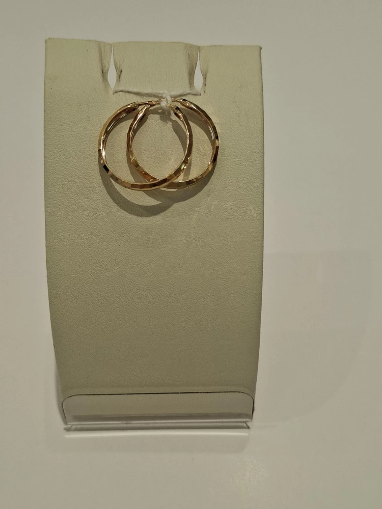 Серьги из красного золота 585 пробы 1