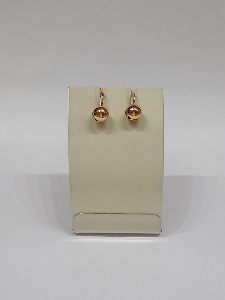 Серьги из красного золота 375 пробы 1