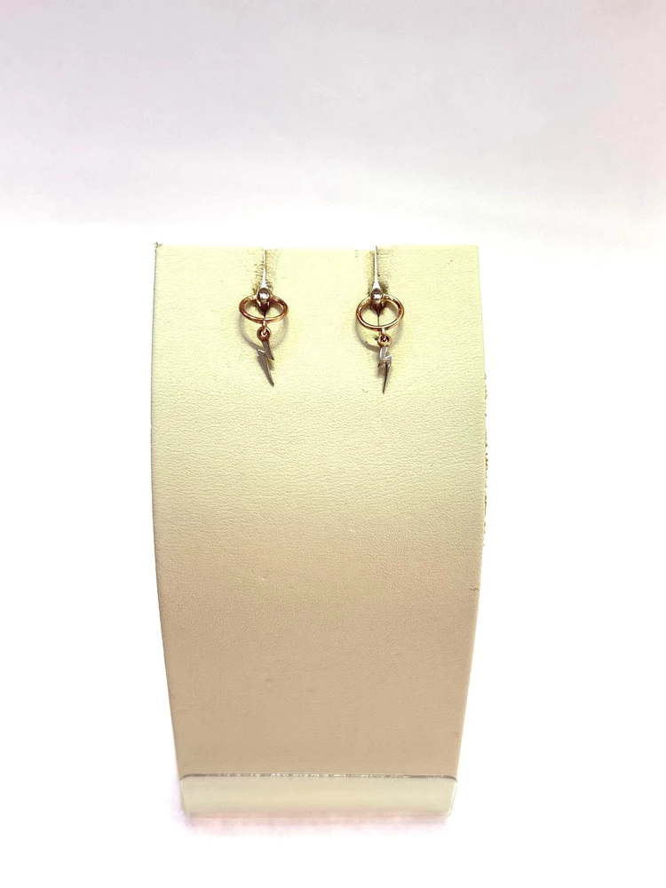 Серьги из красного золота 585 пробы 1