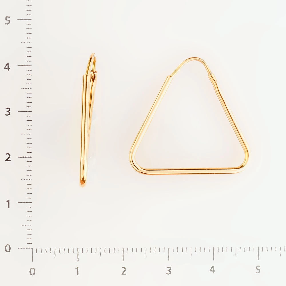 Серьги из красного золота 585 пробы 2
