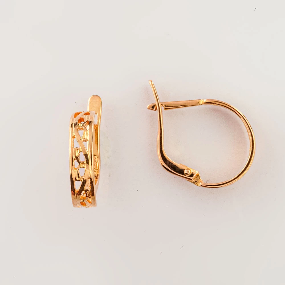 Серьги из красного золота 583 пробы 1