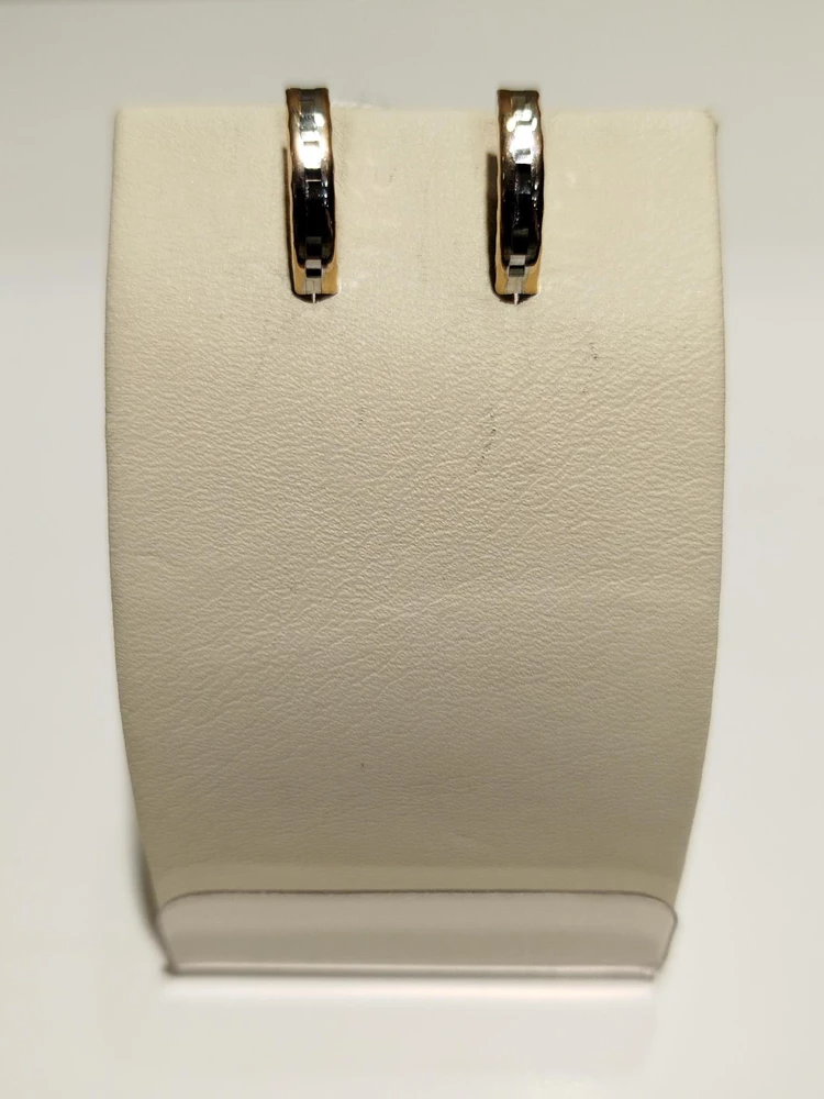 Серьги из красного золота 585 пробы 1