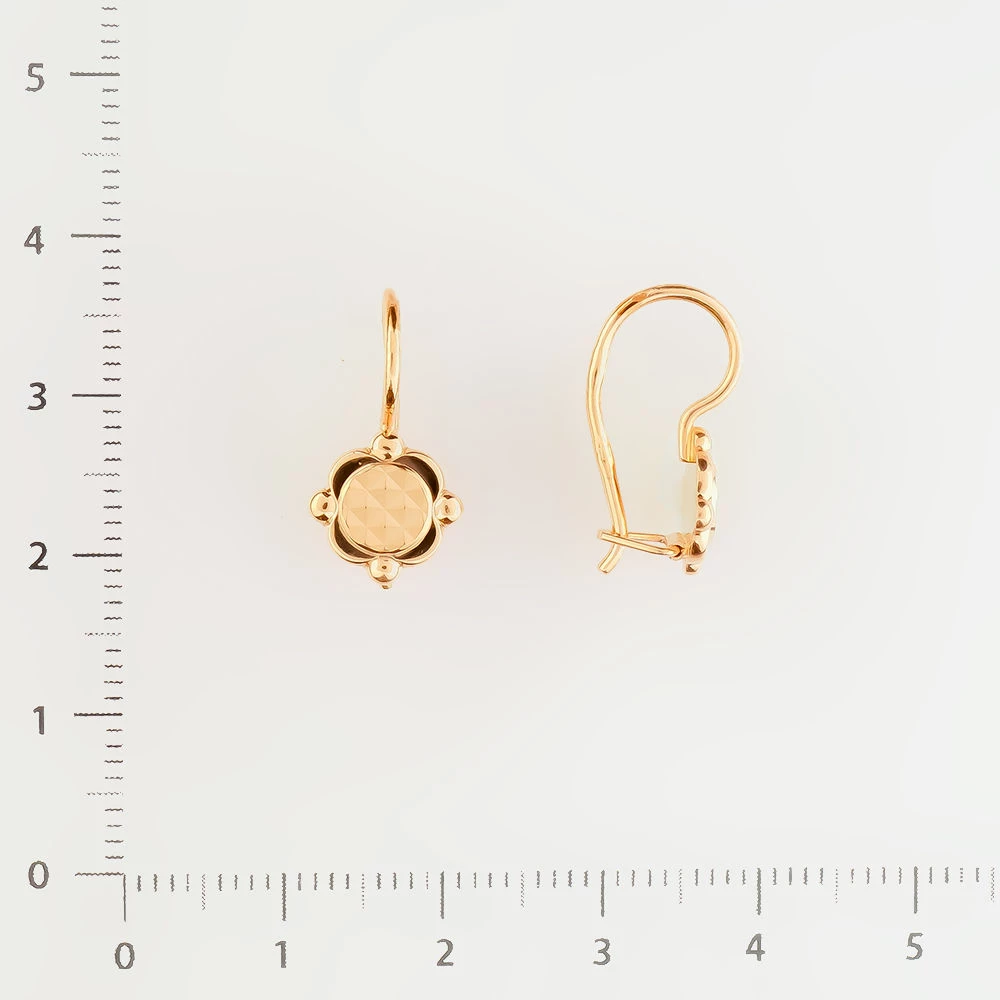 Серьги из красного золота 583 пробы 2