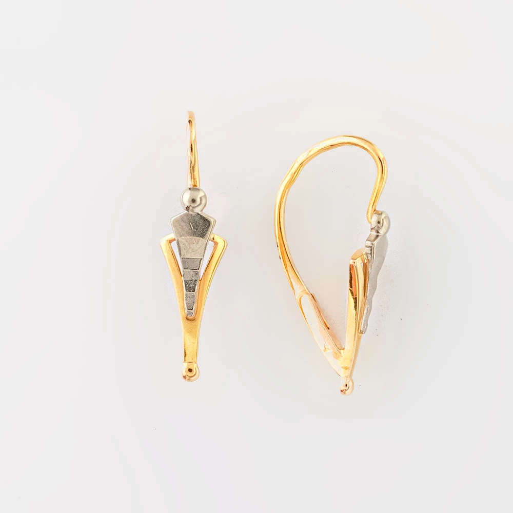 Серьги из красного золота 583 пробы 1