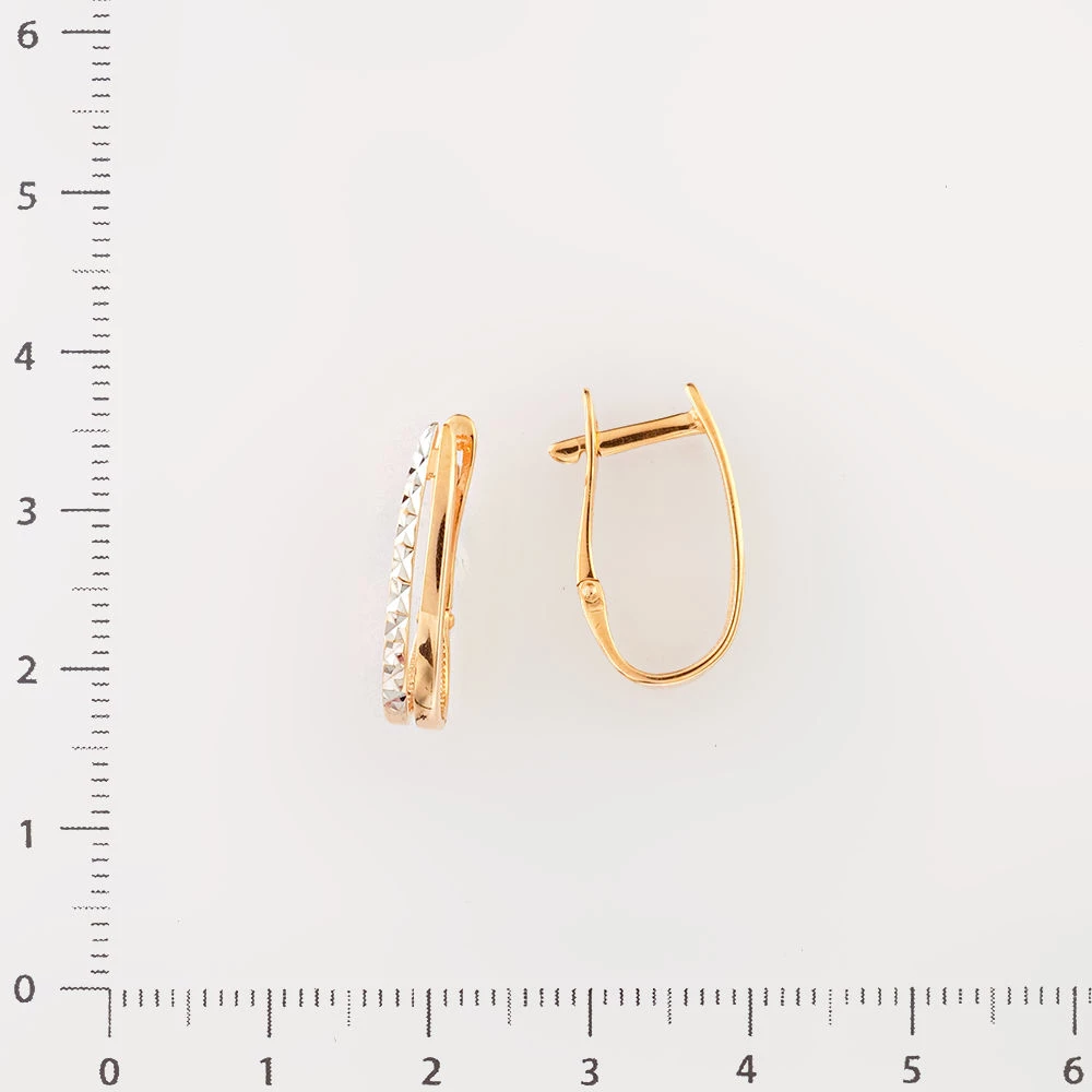 Серьги из красного золота 585 пробы 2