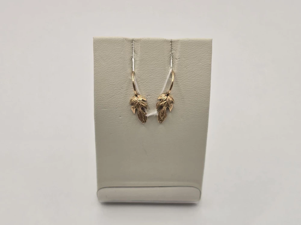Серьги из красного золота 585 пробы 1