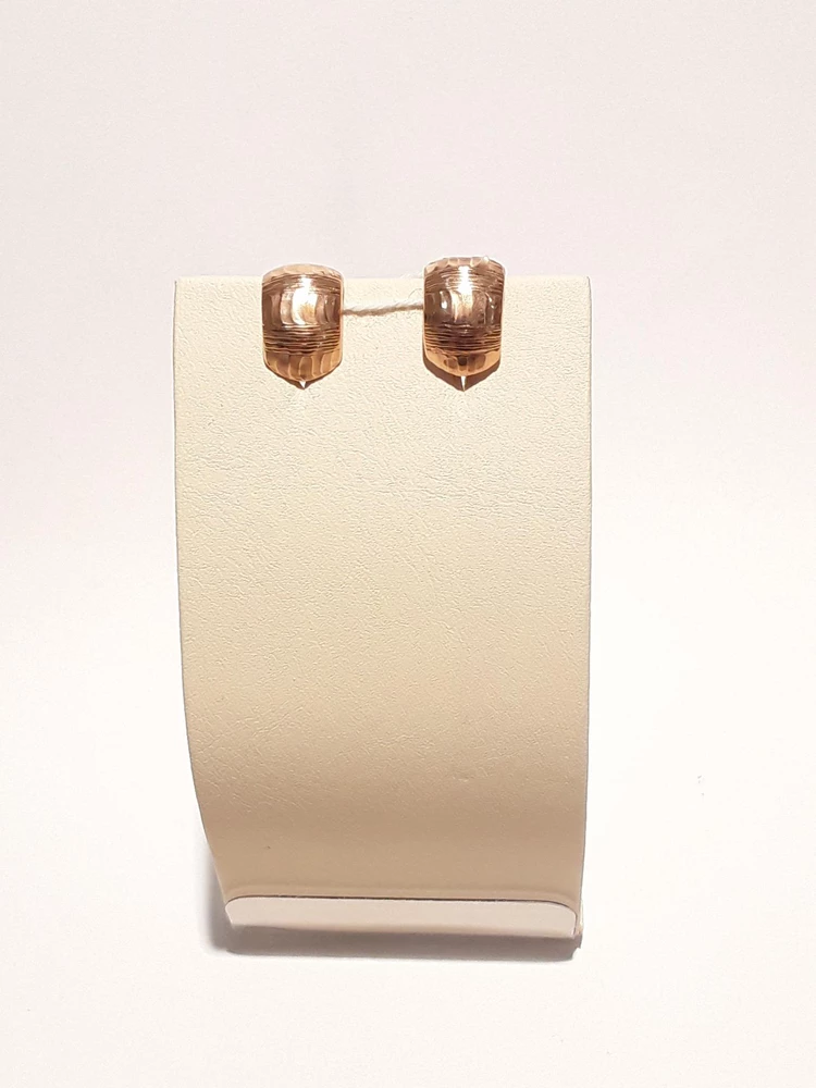 Серьги из красного золота 585 пробы 1
