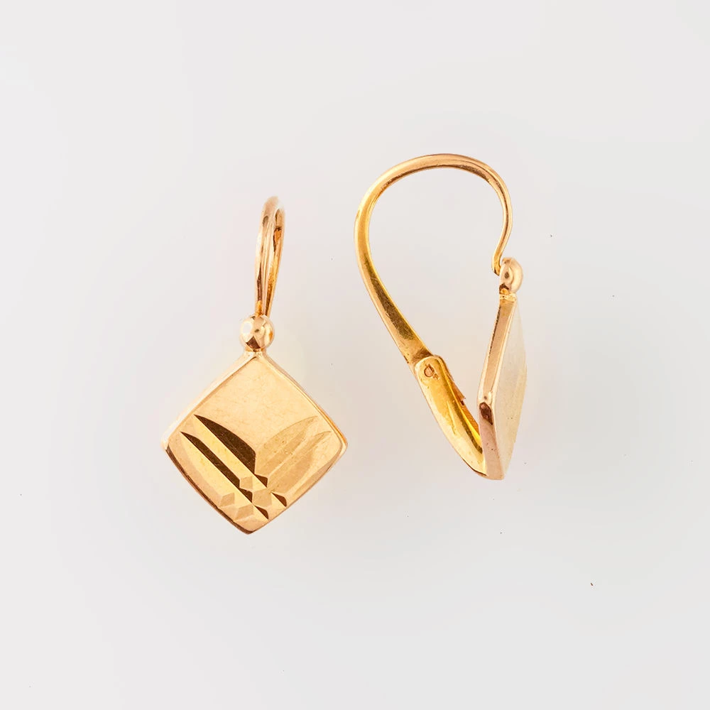 Серьги из красного золота 583 пробы 1