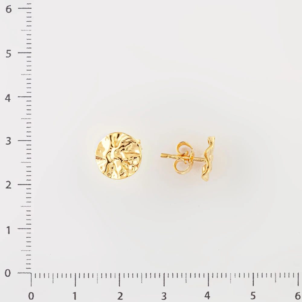 Серьги из желтого золота 585 пробы