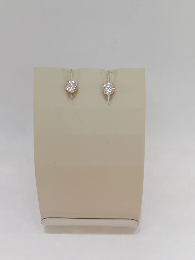Серьги из красного золота 585 пробы 1