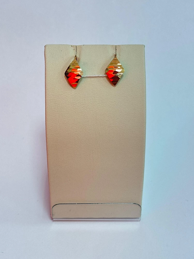Серьги из красного золота 585 пробы 1