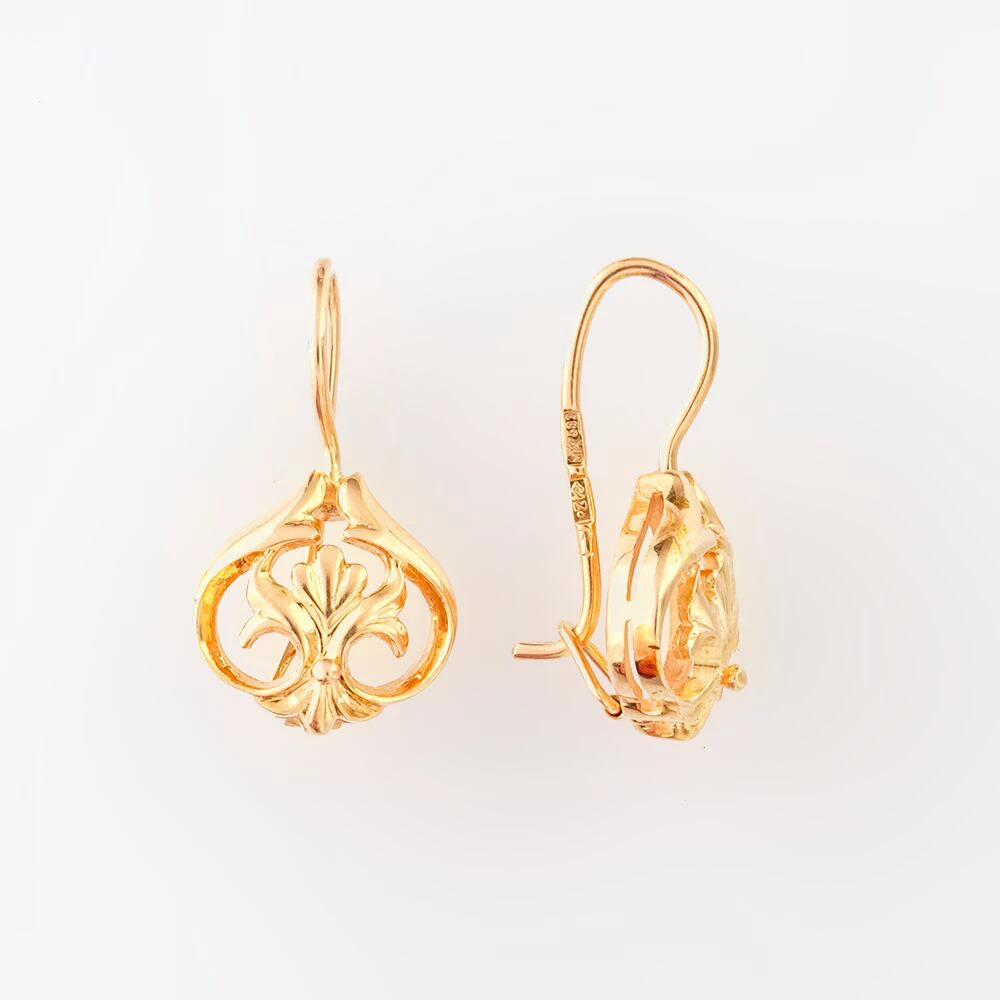 Серьги из красного золота 583 пробы 1
