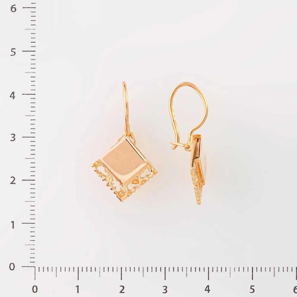 Серьги из красного золота 583 пробы 2