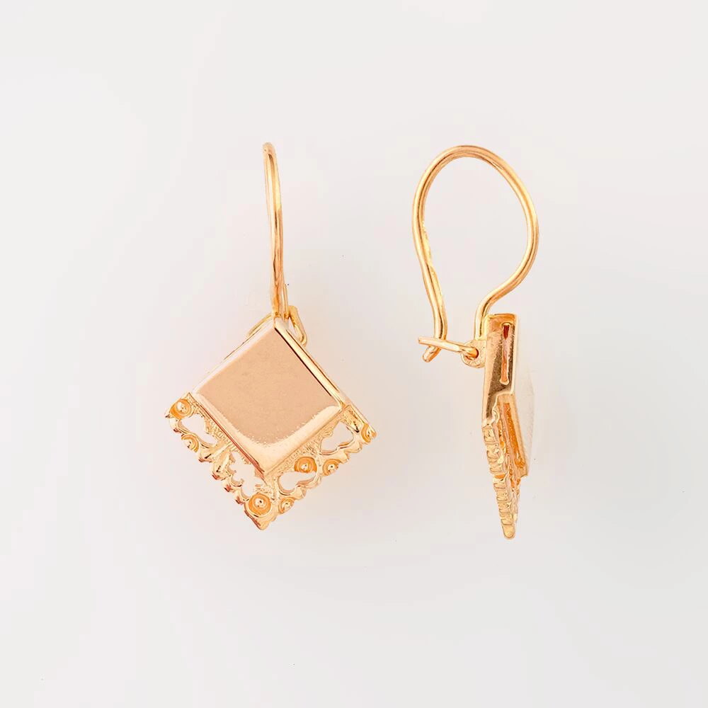 Серьги из красного золота 583 пробы 1