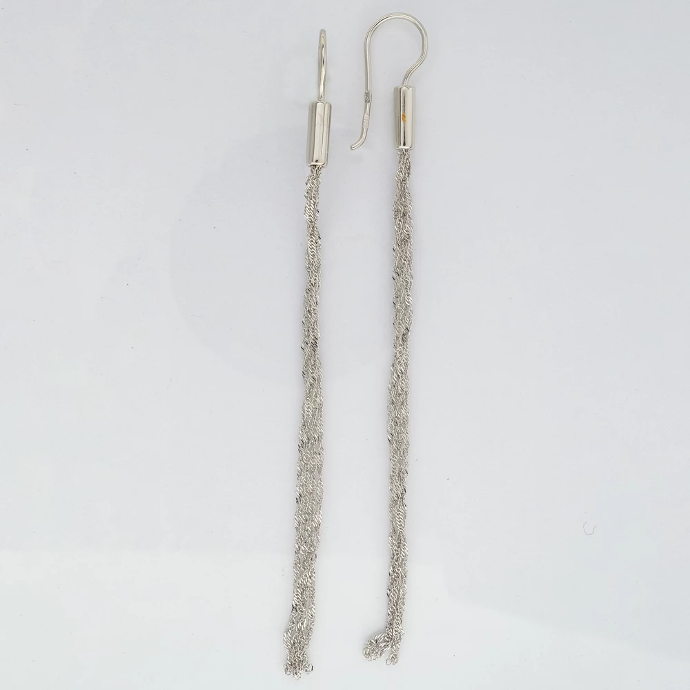 Серьги из белого золота 585 пробы