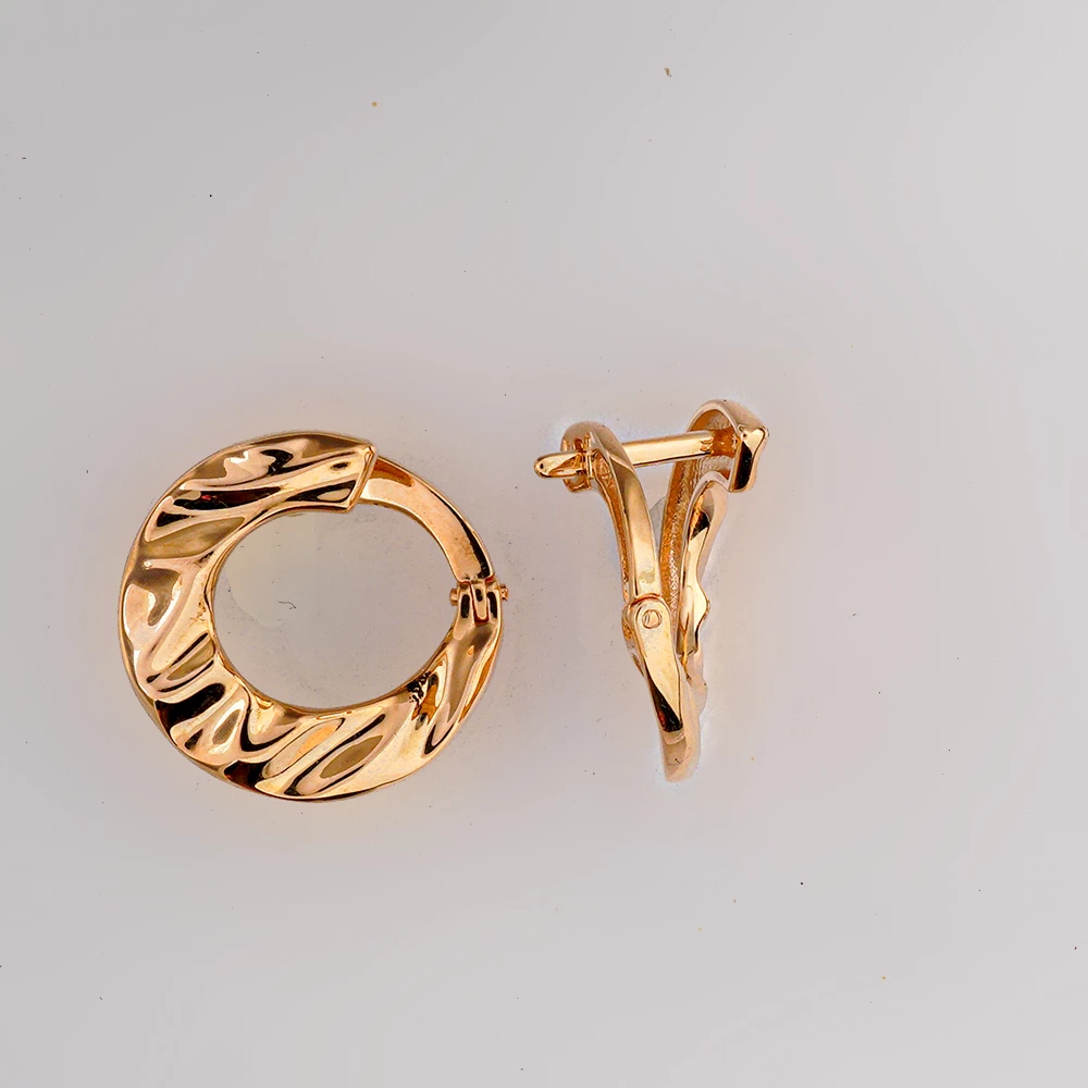 Серьги из красного золота 585 пробы 1